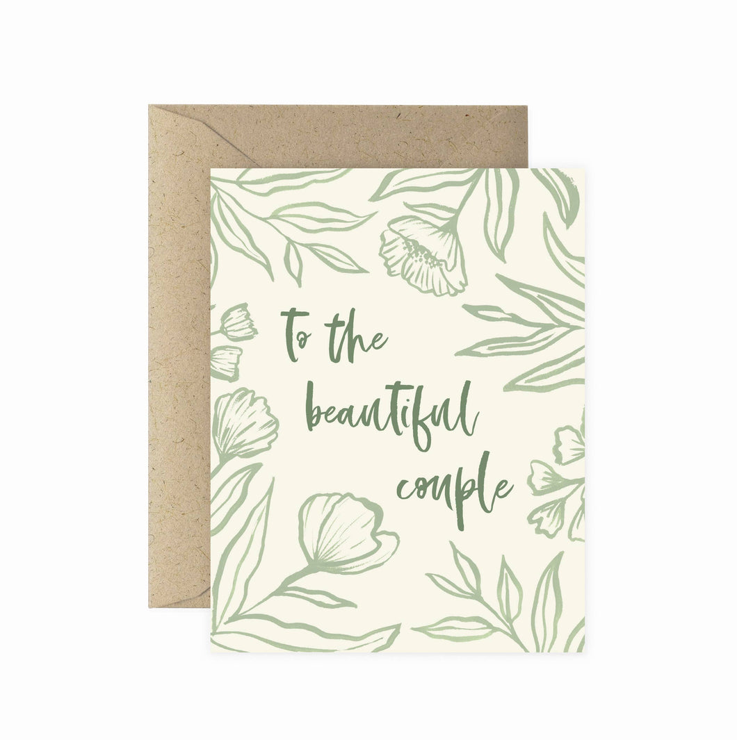 Beautiful Couple Greeting Card