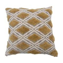 Load image into Gallery viewer, Windowpane Tufted Pillow
