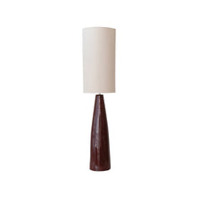 Load image into Gallery viewer, Burgundy Ceramic Floor Lamp
