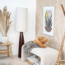 Load image into Gallery viewer, Burgundy Ceramic Floor Lamp
