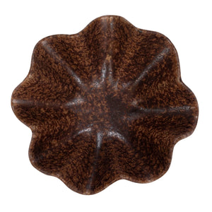 Stoneware Pleated Dish