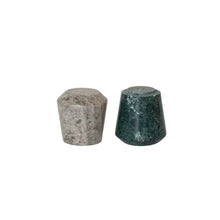 Load image into Gallery viewer, Marble Salt &amp; Pepper Shakers

