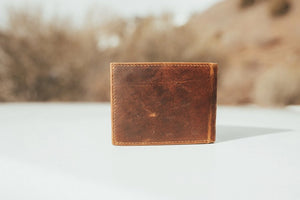 Bifold Leather Wallet l Antique Brown