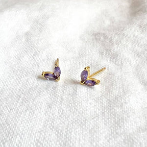 Winged Earrings | Lilac