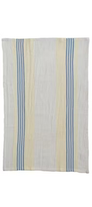 Woven Cotton Stripe Tea Towel