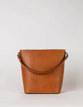 Load image into Gallery viewer, Leather Bobbi Bucket Bag Maxi | Cognac Classic Leather
