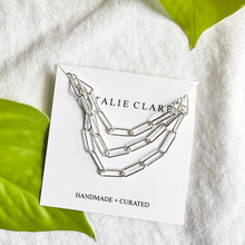 Load image into Gallery viewer, Silver Paperclip Chain
