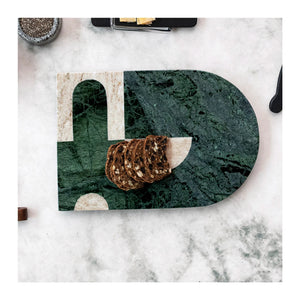 Green Marble Serving  Board