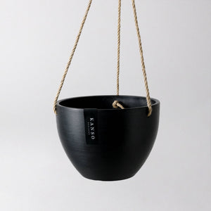 Signature Hanging Planter Pot | Black