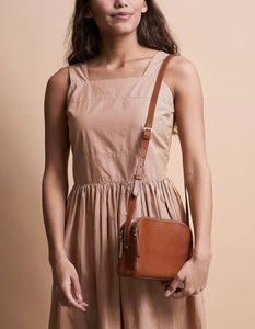 Leather Bag Emily | Cognac Stromboli Leather