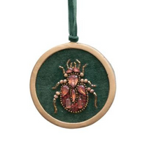 Load image into Gallery viewer, Beaded Beetle Ornaments
