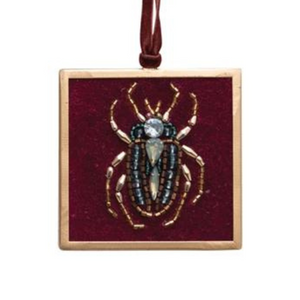 Beaded Beetle Ornaments