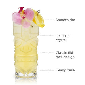 Pacific Crystal Tiki Glasses