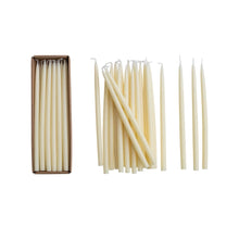Load image into Gallery viewer, Thin Taper Candles | Ivory
