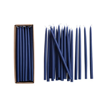 Load image into Gallery viewer, Thin Taper Candles | Navy
