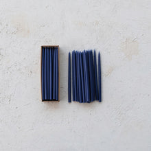 Load image into Gallery viewer, Thin Taper Candles | Navy
