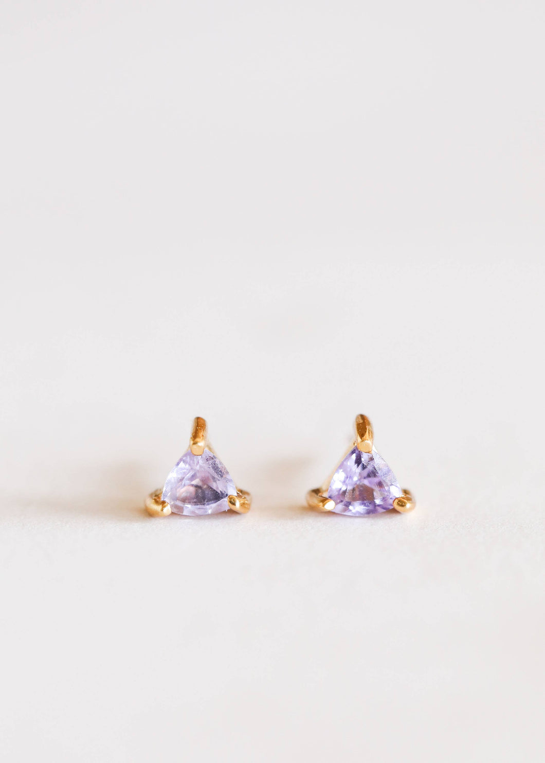 Mini Energy Gem Earrings | Amethyst