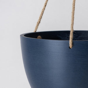 navy hanging planter Signature Hanging Planter l Blue – Botanical Dwellings
