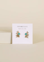 Load image into Gallery viewer, Sun Ray Earrings | Turquoise

