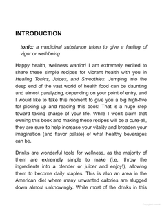 Healing Tonics, Juices, and Smoothies