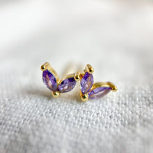 Load image into Gallery viewer, Winged Earrings | Lilac
