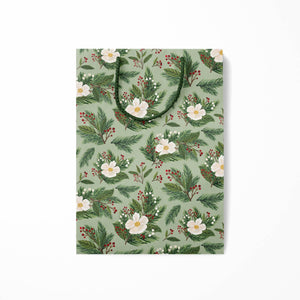 Holiday Floral Gift Bag
