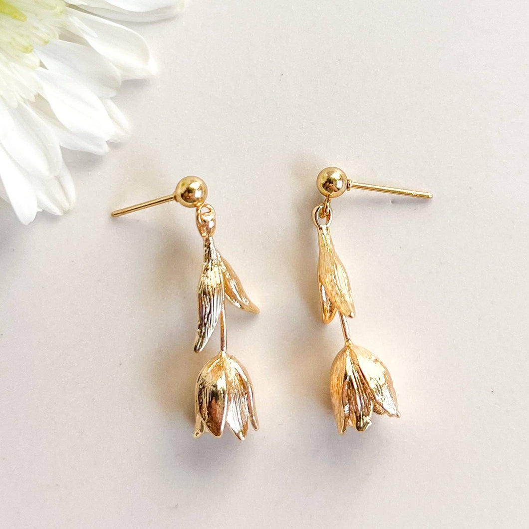 Dangle Tulip Earrings