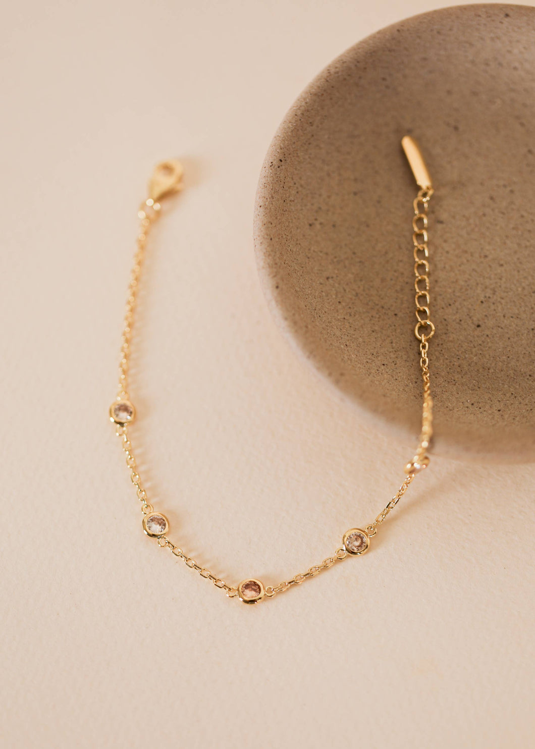 Gemstone Bracelet | Champagne