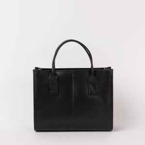 Jackie Midi | Black Classic Leather