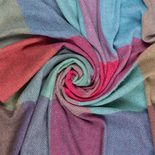 Load image into Gallery viewer, Merino Wool Geo Throw | Kaleidoscope
