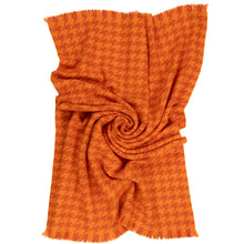 Load image into Gallery viewer, Houndstooth Throw | Orange
