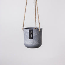 Load image into Gallery viewer, Hanging Planter | White Stone
