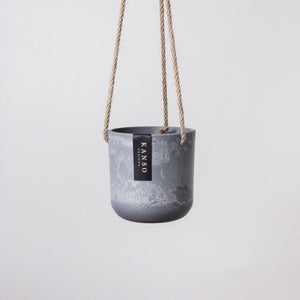 Hanging Planter | White Stone