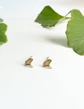 Load image into Gallery viewer, Ginkgo Stud Earring

