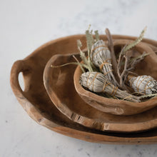 Load image into Gallery viewer, Teakwood Bowls with Handles
