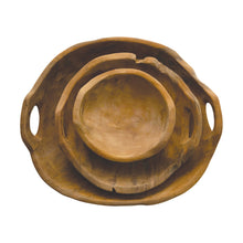 Load image into Gallery viewer, Teakwood Bowls with Handles
