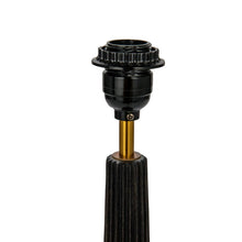 Load image into Gallery viewer, Mango Wood Pleated Table Lamp
