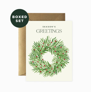 Season's Greetings Card | Set of 6