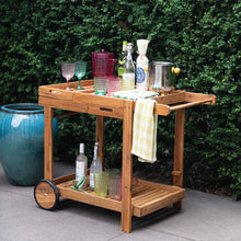 Load image into Gallery viewer, Acacia Wood Bar Cart
