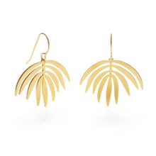 Load image into Gallery viewer, Palm Frond Earrings
