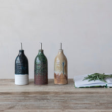 Load image into Gallery viewer, Stoneware Oil Cruet

