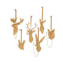 Load image into Gallery viewer, Brass Menagerie Ornaments
