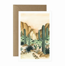 Load image into Gallery viewer, Warm Desert Art Print Greeting Card
