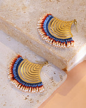 Load image into Gallery viewer, Azure Flamenco Earrings
