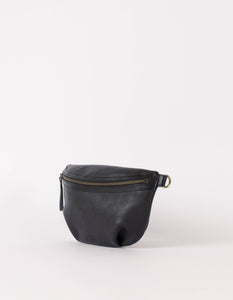 Milo's Bum Bag | Black Soft Grain Leather