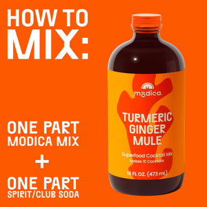 Turmeric Ginger Mule Cocktail + Mocktail Mix