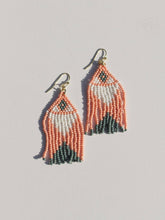 Load image into Gallery viewer, Flamingo Fringe Earrings
