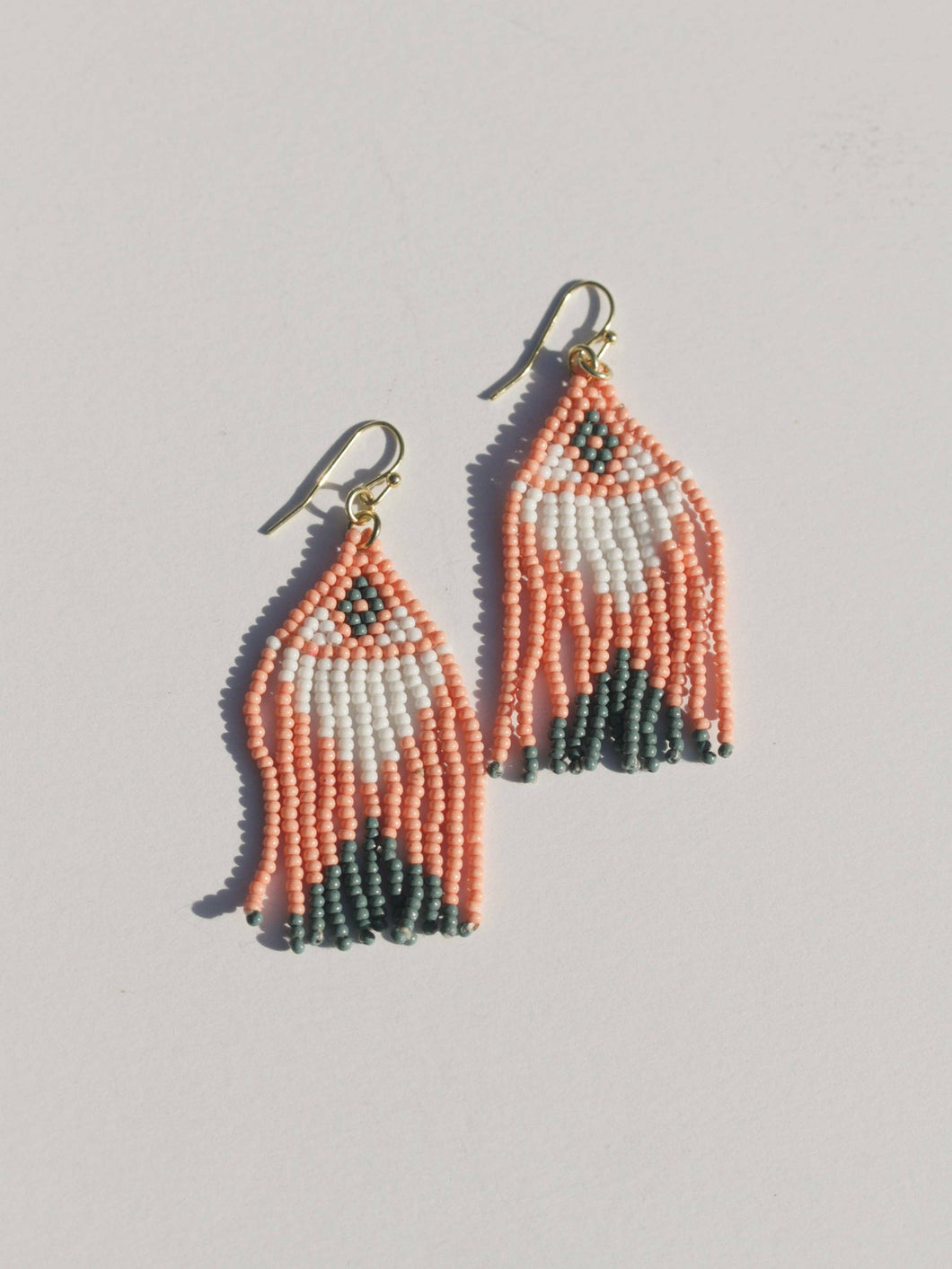 Flamingo Fringe Earrings