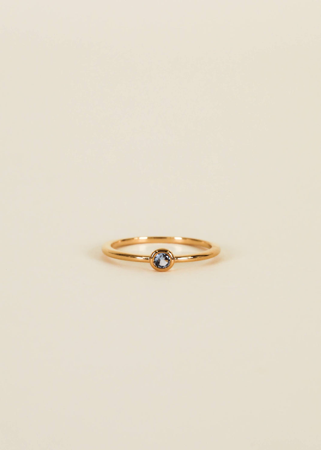 Simple Stud Ring | Aqua