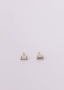 Baguette Earrings | Lilac